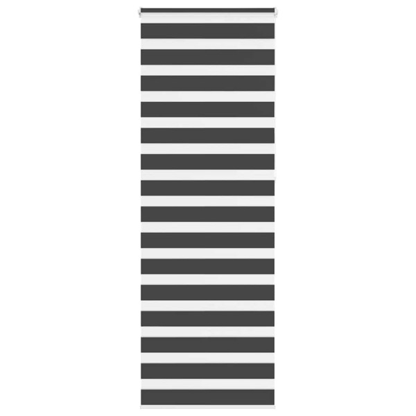 Estor cebra negro 90x230 cm tejido ancho 85.9 cm poliéster D