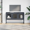 Mueble de TV acero laminado en frío antracita 100.5x39x60.5 cm 4