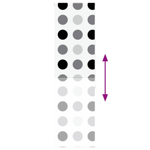 Rolo de Duche Estores 70x240 cm Largura Tecido 66 cm M 5