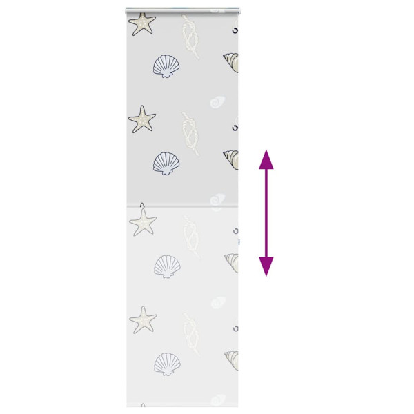 Rolo de Duche Estores com 70x240 cm Largura Tecido 66 cm M 5