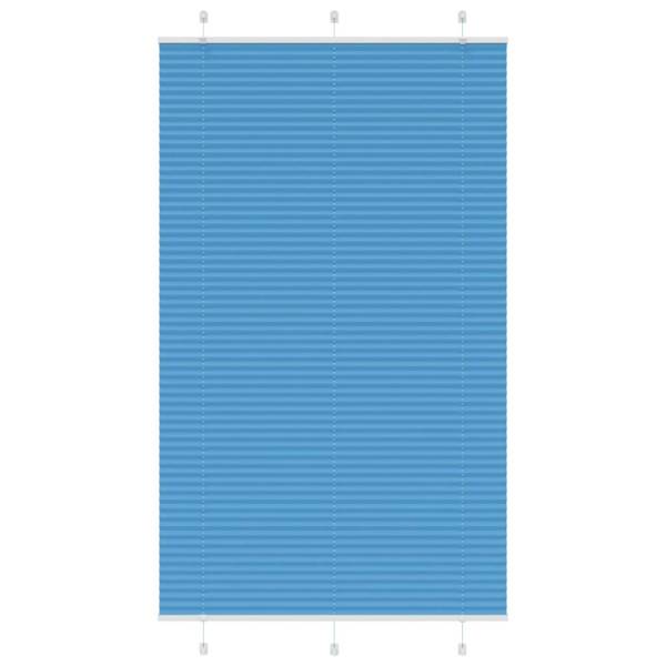 Estor Plisado azul 120x200 cm Tela Ancho 119.4 cm Poliéster D