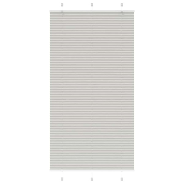 Estor Plisado gris claro 105x200 cm Tela Ancho 104.4 cm D