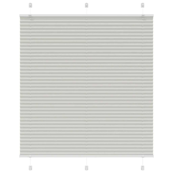 Estor Plisado gris claro 115x100 cm Tela Ancho 114.4 cm D