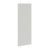 Estor Plisado gris claro 75x200 cm Tela Ancho 74.4 cm Poliéster 4