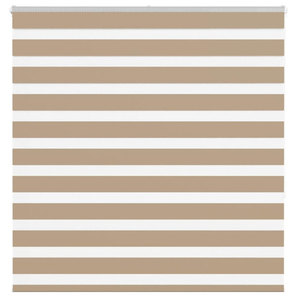 Estor cebra marrón arena tejido ancho 145.9 cm poliéster D