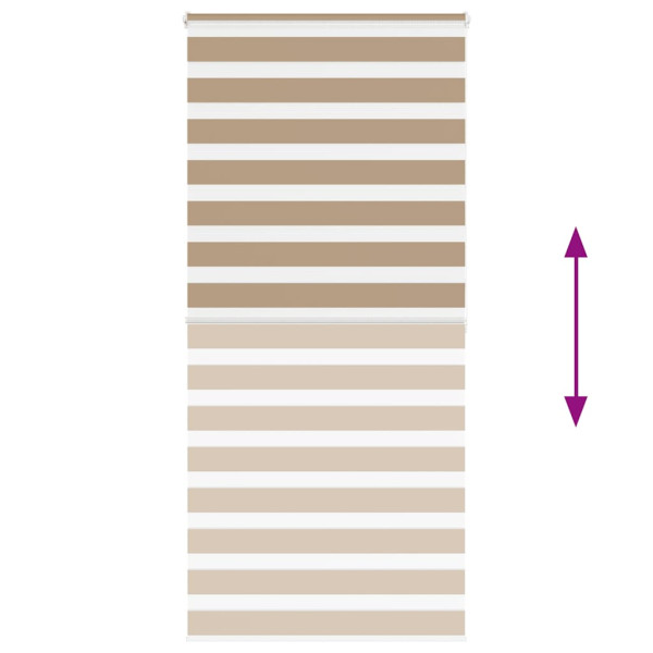 Cortina de zebra 105x200 cm largura do tecido 100.9cm poliéster M 5