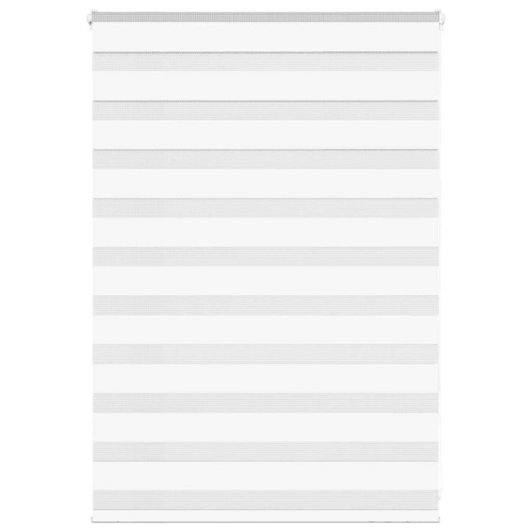 Estor cebra blanco 95x100 cm tejido ancho 90.9 cm poliéster D