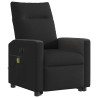 Sillón de masaje eléctrico reclinable elevable tela negro 4