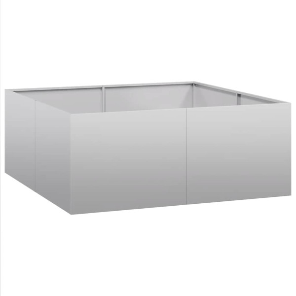 Planter 100x100x40 cm aço galvanizado M 2