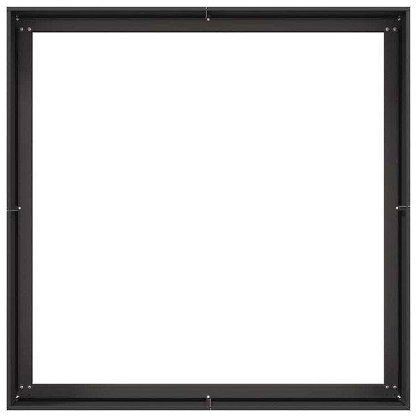 Jardinera acero negro 100x100x40 cm M 5