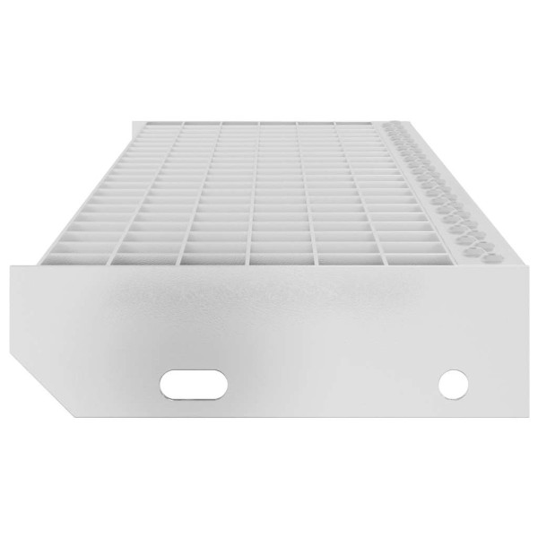 Peldaño de rejilla acero galvanizado 90x24x7 cm M 5