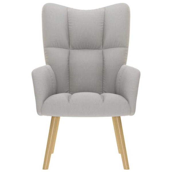 Sillón de relax tela gris nube M 4