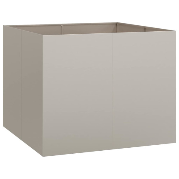 Floreira enferrujada 100x100x80 cm aço resistente M 5