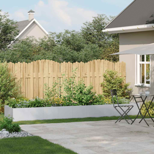 Jardinera de acero galvanizado 360x80x40 cm M 3