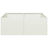Jardinera acero blanco 80x80x30 cm 4