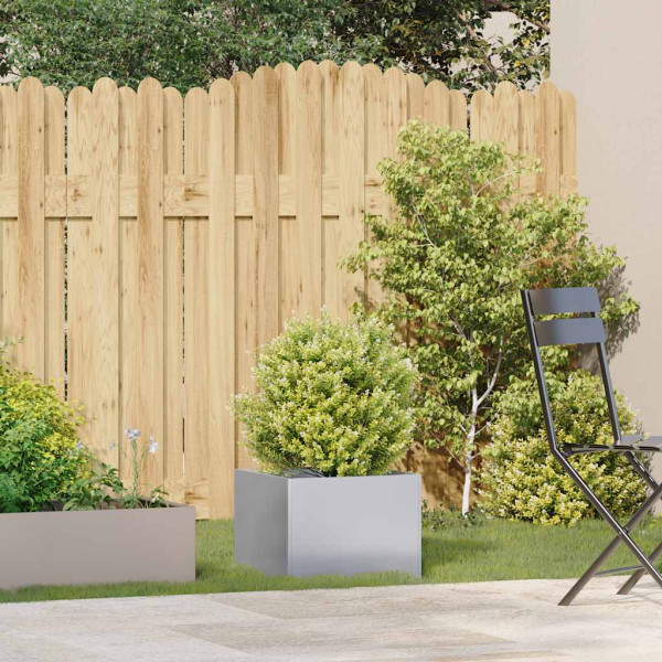 Jardinera 40x40x30 cm de acero galvanizado M 3