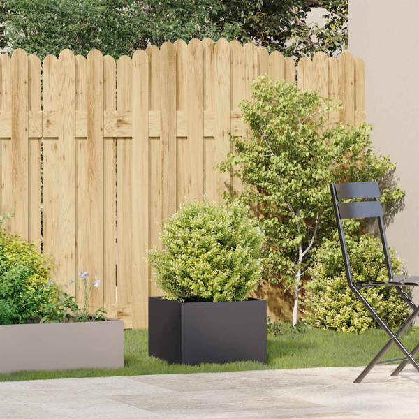 Vaso/floreira Preto 40x40x30 cm Aço M 3