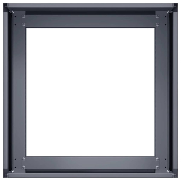 Jardinera acero gris antracita 40x40x30 cm M 5