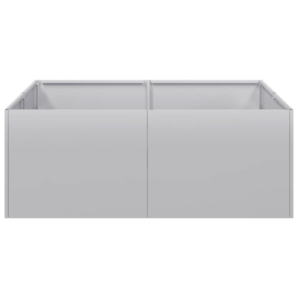 Vaso/floreira 80x80x30 cm aço galvanizado M 4