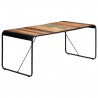 Mesa de comedor de madera maciza reciclada 180x90x76 cm 1