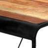 Mesa de jantar 180x90x76 cm madeira recuperada maciça 5
