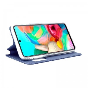 Fundação COOL Capa de Flip para Samsung A715 Galaxy A71 luz azul H