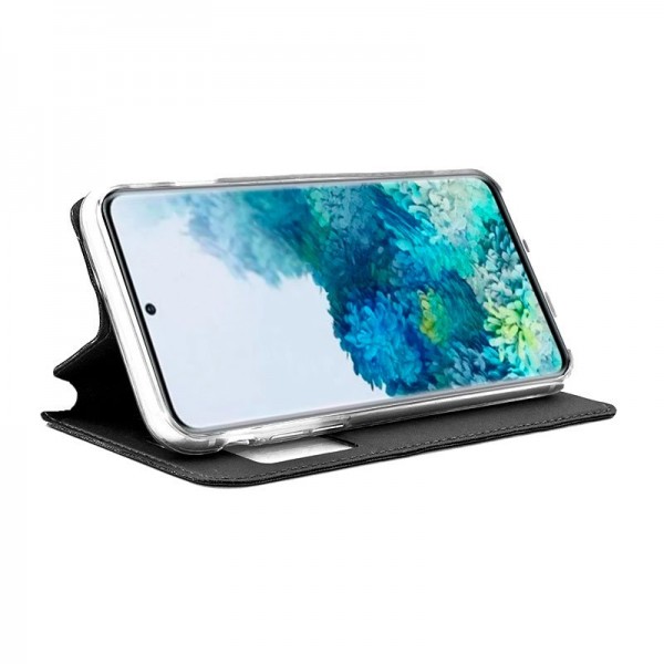 Funda COOL Flip Cover para Samsung G985 Galaxy S20 Plus Liso Negro M 2