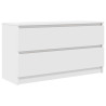 Mueble para TV madera contrachapada blanco 100x35x54 cm 2