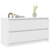Mueble para TV madera contrachapada blanco 100x35x54 cm 4