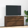 Mueble para TV madera contrachapada marrón roble 100x35x54 cm 1
