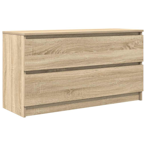 Mueble de TV madera de ingeniería roble Sonoma 100x35x54 cm M 2