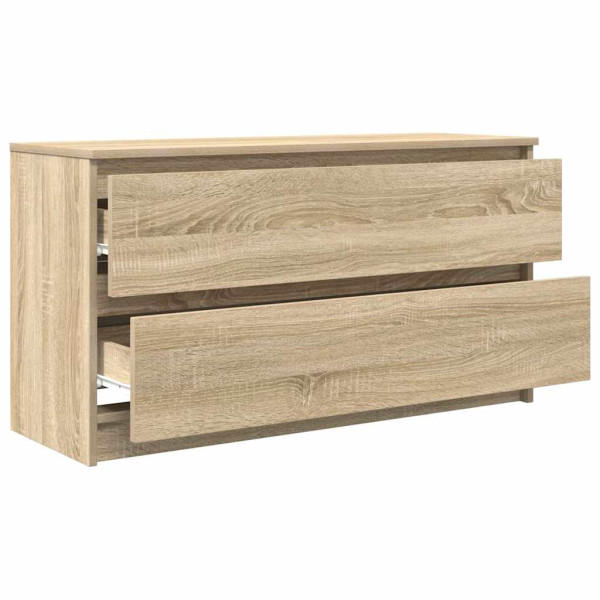 Mueble de TV madera de ingeniería roble Sonoma 100x35x54 cm M 5