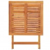 Mesa de jardim dobrável 70x70x75 cm madeira de acácia maciça 4