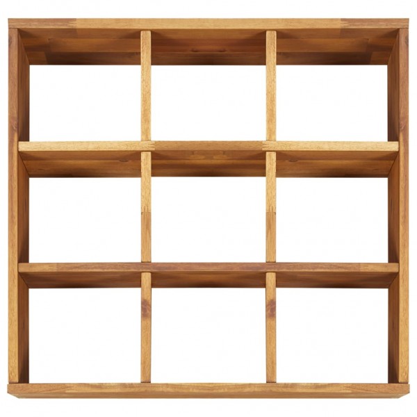 Arriate de especias madera maciza de acacia 60x60x15 cm M 4