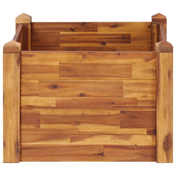 Arriate de madera maciza de acacia 60x60x44 cm M 3