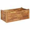 Arriate de madera maciza de acacia 110x60x44 cm 2
