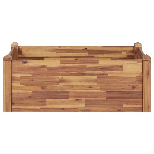 Arriate de madera maciza de acacia 110x60x44 cm M 3