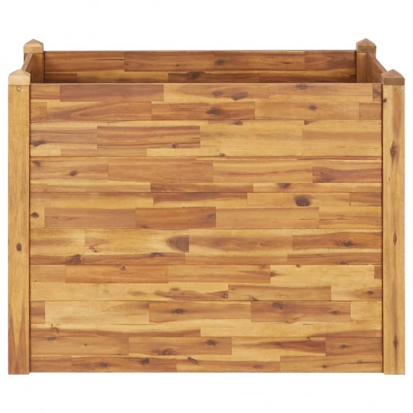 Arriate de madera maciza de acacia 110x60x84 cm M 3