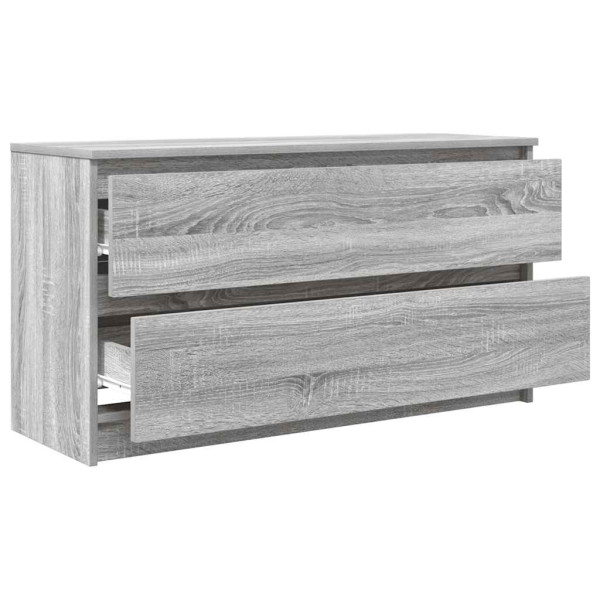 Mueble de TV madera contrachapada gris Sonoma 100x35x54 cm M 5