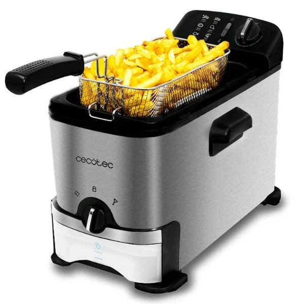 Freidora cecotec cleanfry 3000 pro filter 3l 2400w M 2