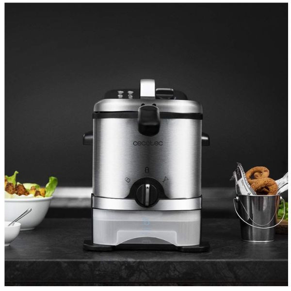 Freidora cecotec cleanfry 3000 pro filter 3l 2400w M 4