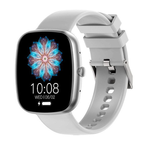 Smartwatch COOL Border Silicona Gris (Llamadas, Salud, Deporte) D