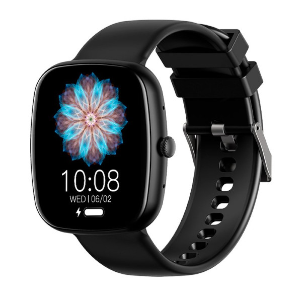 Smartwatch COOL Border Silicona Negro (Llamadas, Salud, Deporte) D