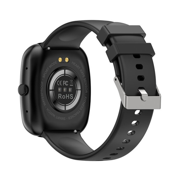 Smartwatch COOL Border Silicona Negro (Llamadas, Salud, Deporte) M 2