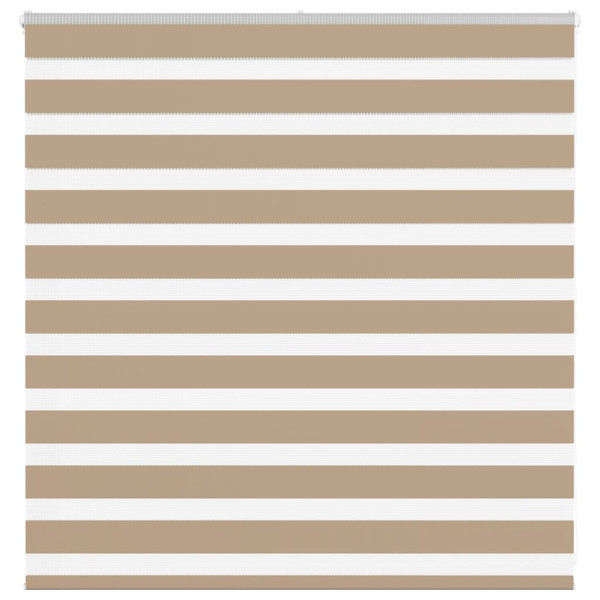 Estor cebra marrón arena tejido ancho 145.9 cm poliéster D