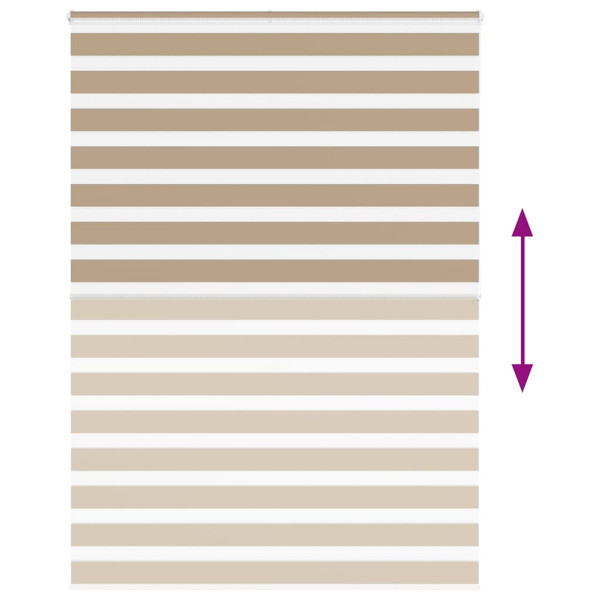 Cortina de zebra 155x200 cm largura do tecido 150.9cm poliéster M 5