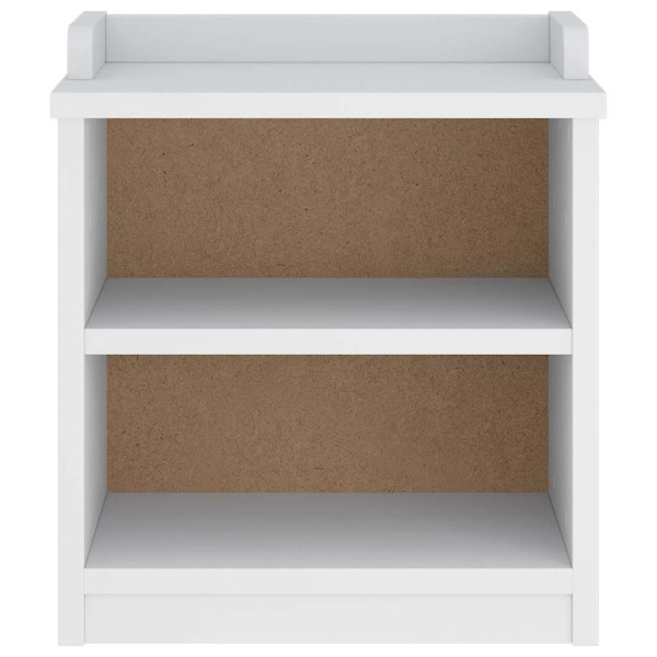 Banco de recibidor SANDNES madera maciza pino blanco 45x40x50cm M 5