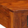 Mesa de centro 90x50x40 cm madeira de acácia maciça 5
