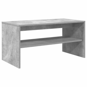 Mueble de TV madera contrachapada gris hormigón 80x40x40 cm H