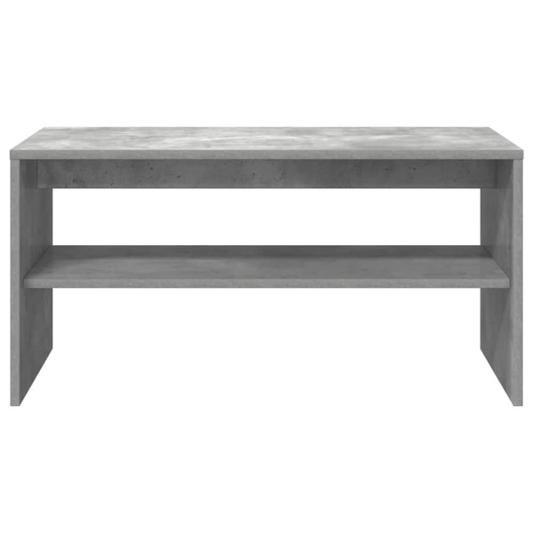 Mueble de TV madera contrachapada gris hormigón 80x40x40 cm M 5